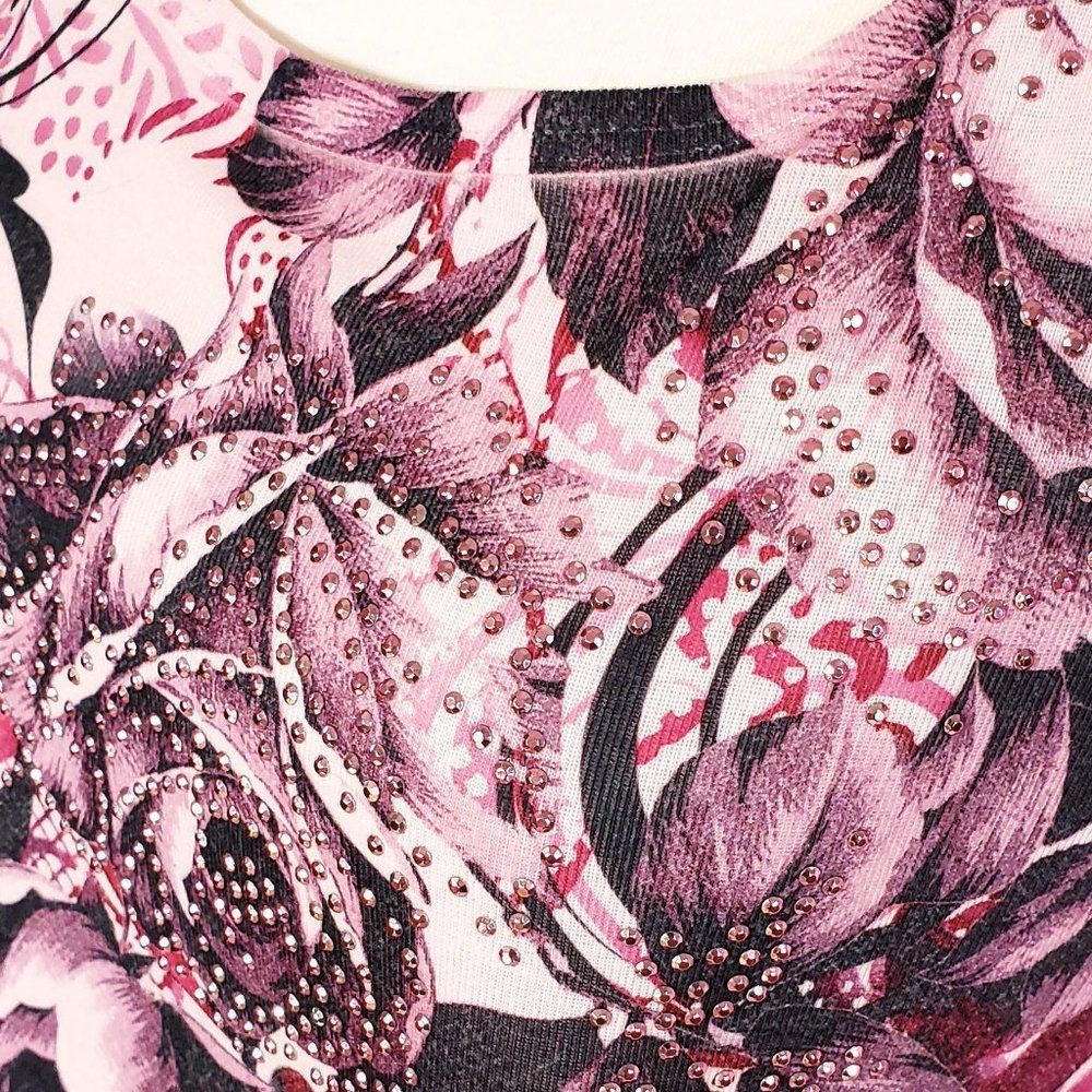** Style&co. Beaded Floral Top - Picture 3 of 8